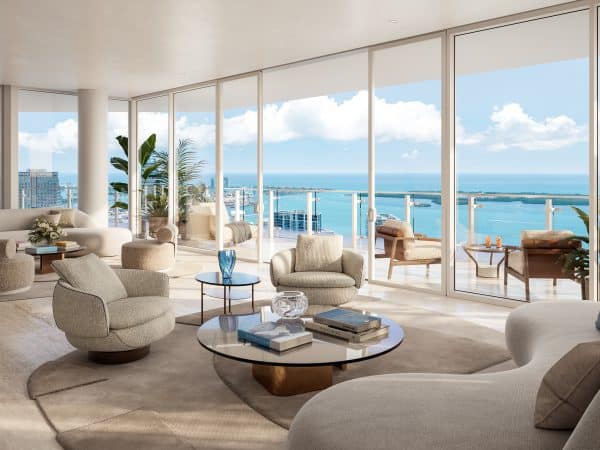 Faena Residences Miami_4801 East Living Room